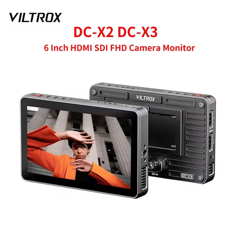 Viltrox DC-X3 DC-X2 6 นิ้ว 4K หน้าจอสัมผัสแบบพกพา 2000 Nits 1080P IPS HMDI SDI HD FHD กล้อง Monitor