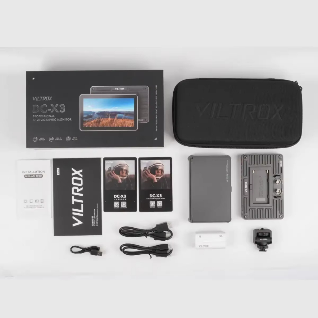 Viltrox DC-X3 DC-X2 6 นิ้ว 4K หน้าจอสัมผัสแบบพกพา 2000 Nits 1080P IPS HMDI SDI HD FHD กล้อง Monitor