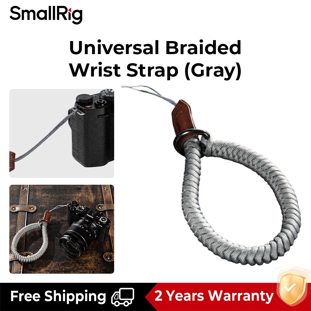 Smallrig Universal สายรัดข้อมือแบบถัก #(สีดํา) 4881,(สีเขียว) 5054,(สีเทา) 5055