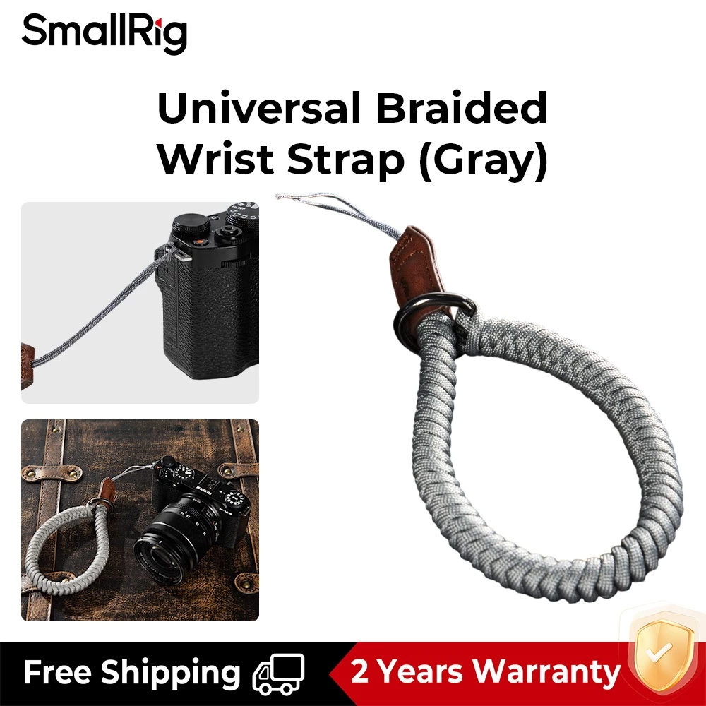 Smallrig Universal สายรัดข้อมือแบบถัก #(สีดํา) 4881,(สีเขียว) 5054,(สีเทา) 5055