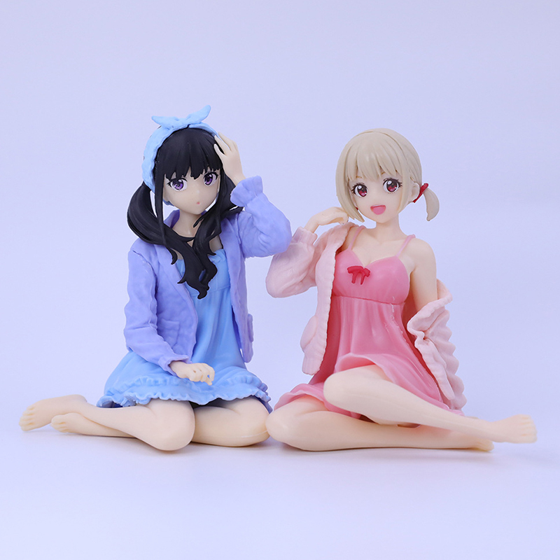 อะนิเมะ Lycoris Recoil รูป Takina Chisato ท่านั่งของเล่นโมเดล pvc