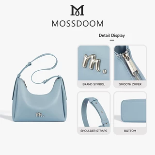 MOSSDOOM Deanna Bag กระเป๋าคาดไหล่เว้าความจุขนาดใหญ่สำหรับเดินทาง