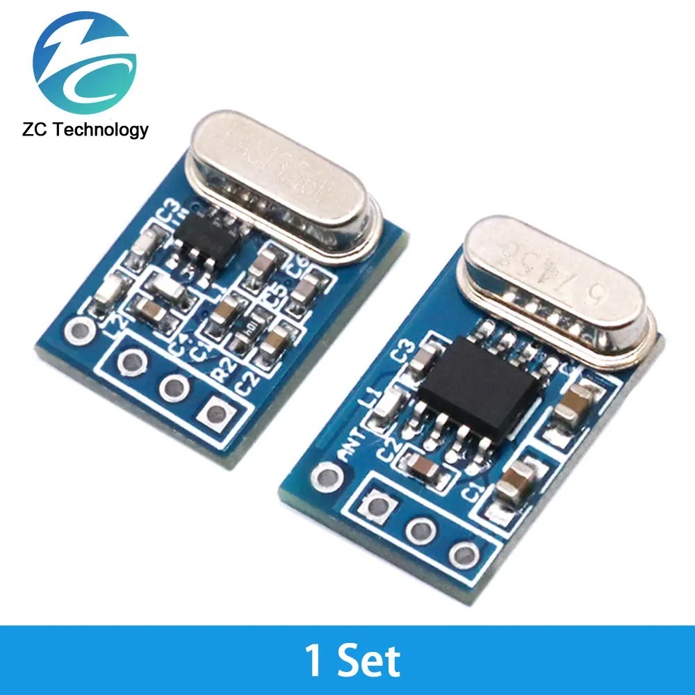 433MHZ ไร้สายเครื่องส่งสัญญาณโมดูลบอร์ด SYN115 SYN480R ASK/OOK ชิป PCB สําหรับ arduino
