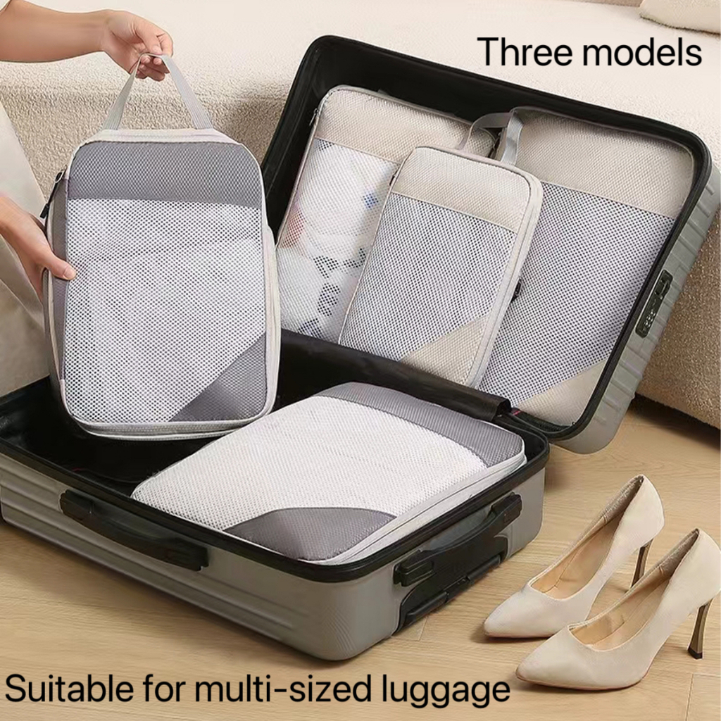 5 ชิ้น Travel Organizer ชุดหนา Zip Lock TravelPouch กระเป๋าเดินทางกระเป๋ากระเป๋า OrganizerStorage