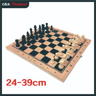 ชุดหมากรุกสากลไม้ 3IN1 Chess / Checkers / Backgammon จัดส่งท…