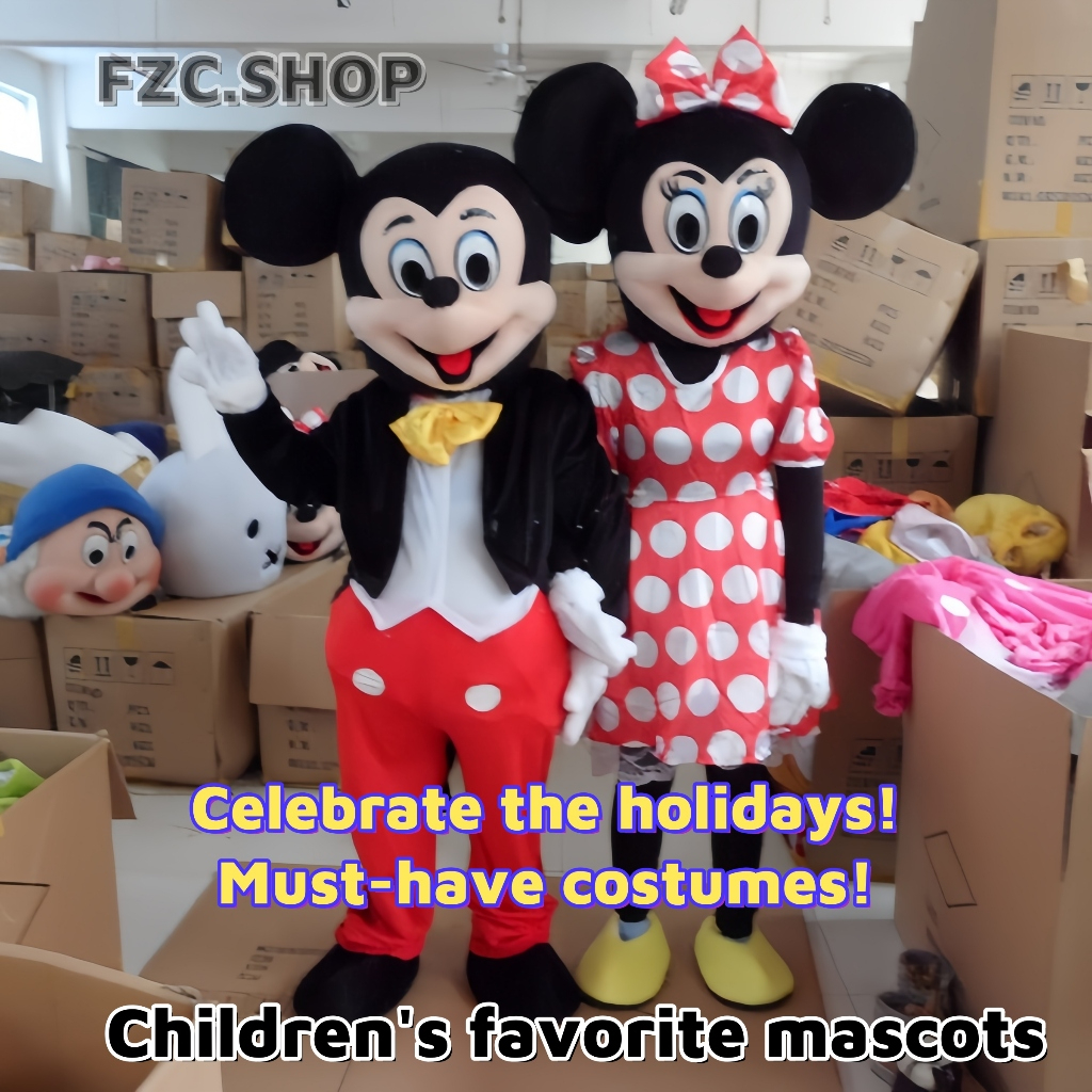 ชุดคอสตู การ์ตูน Mickey & Minnie Mouse