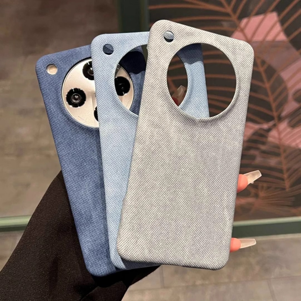 สําหรับ OPPO Find X8 Pro Casing Denim Fabric Hard Phone Case Cover