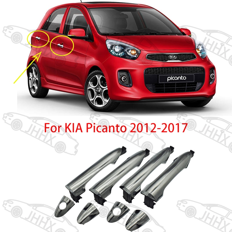 มือจับประตูด้านนอก โครเมี่ยม สําหรับ kia picanto 2011 2012 2013 2014 2015 2016 2017