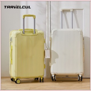 TRAVELCUL Hand Carry Luggage Suitcase 20/24inch Fashion Luggage Travel Bag Combination Lock Luggage