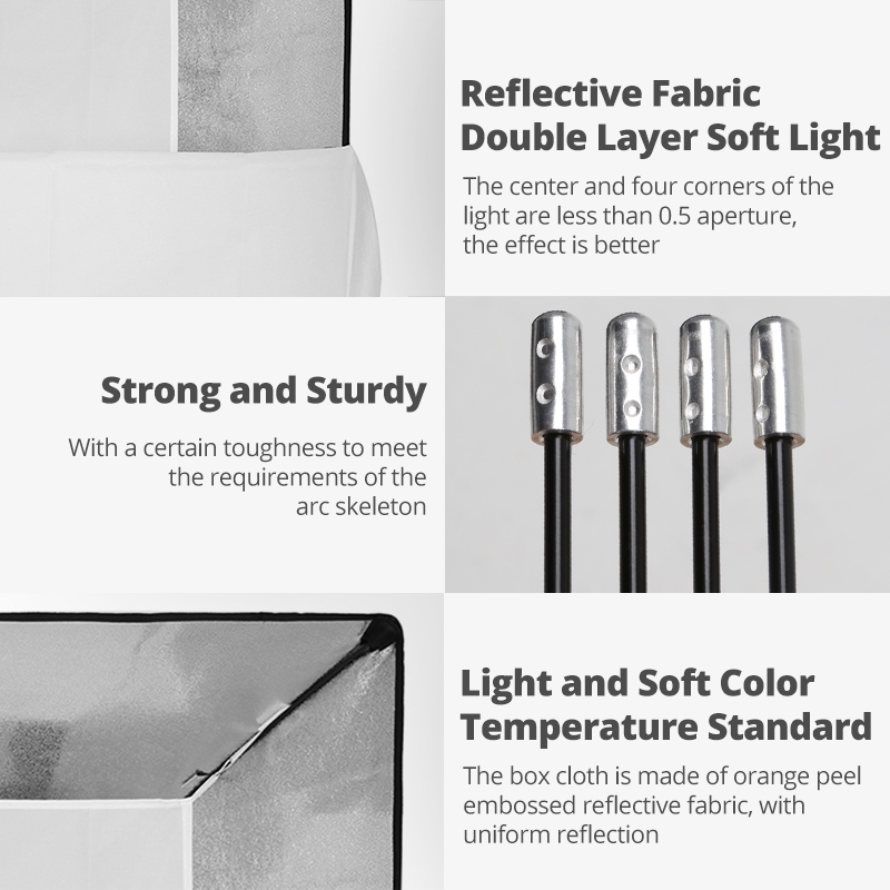 Godox 40*60/50*70/60*60/60*90/80 ซม.สตูดิโอถ่ายภาพ Softbox กล่องนุ่มพร้อม Universal Mount สําหรับ K-150A K-180A E250 E300 300SDI สตูดิโอแฟลช Strobe