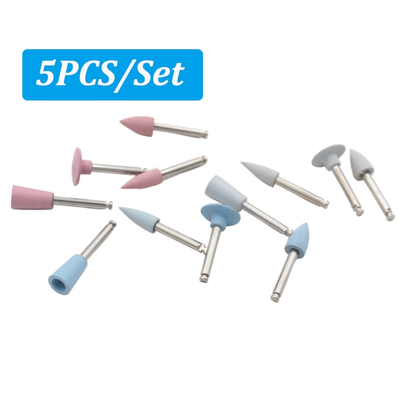5ชิ้นทันตกรรมคอมโพสิตขัดวัสดุซิลิโคนขัดเคล็ดลับหัวเจียรฟันขัดสําหรับต่ํา-speed Handpiece - รูปที่ 6