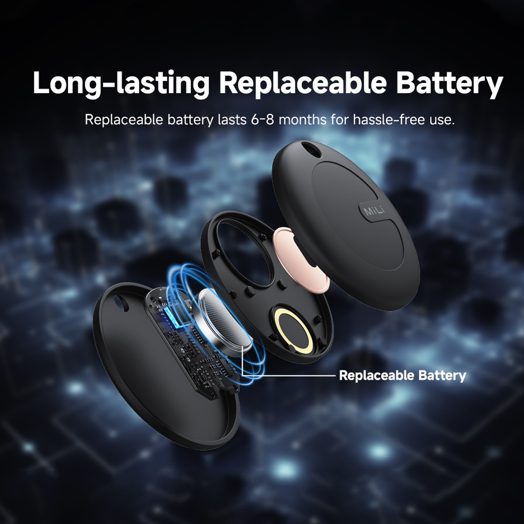 Mili MiTag Go GPS ติดตามบลูทูธสําหรับ Android Keys Finder และตัวระบุตําแหน่งสัตว์เลี้ยงทํางานร่วมกับ Google ค้นหาอุปกรณ์ของฉัน - รูปที่ 4