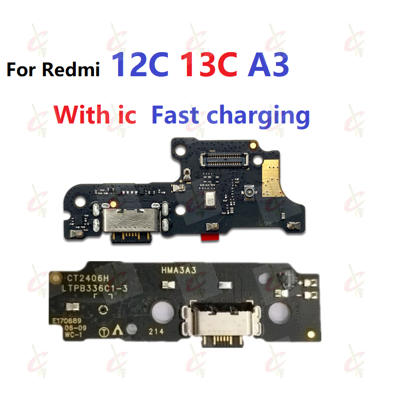 แพรตูดชาร์จ ตูดชาร์จ (Charging board) สําหรับ Redmi 13C A3 12C ชาร์จเร็ว