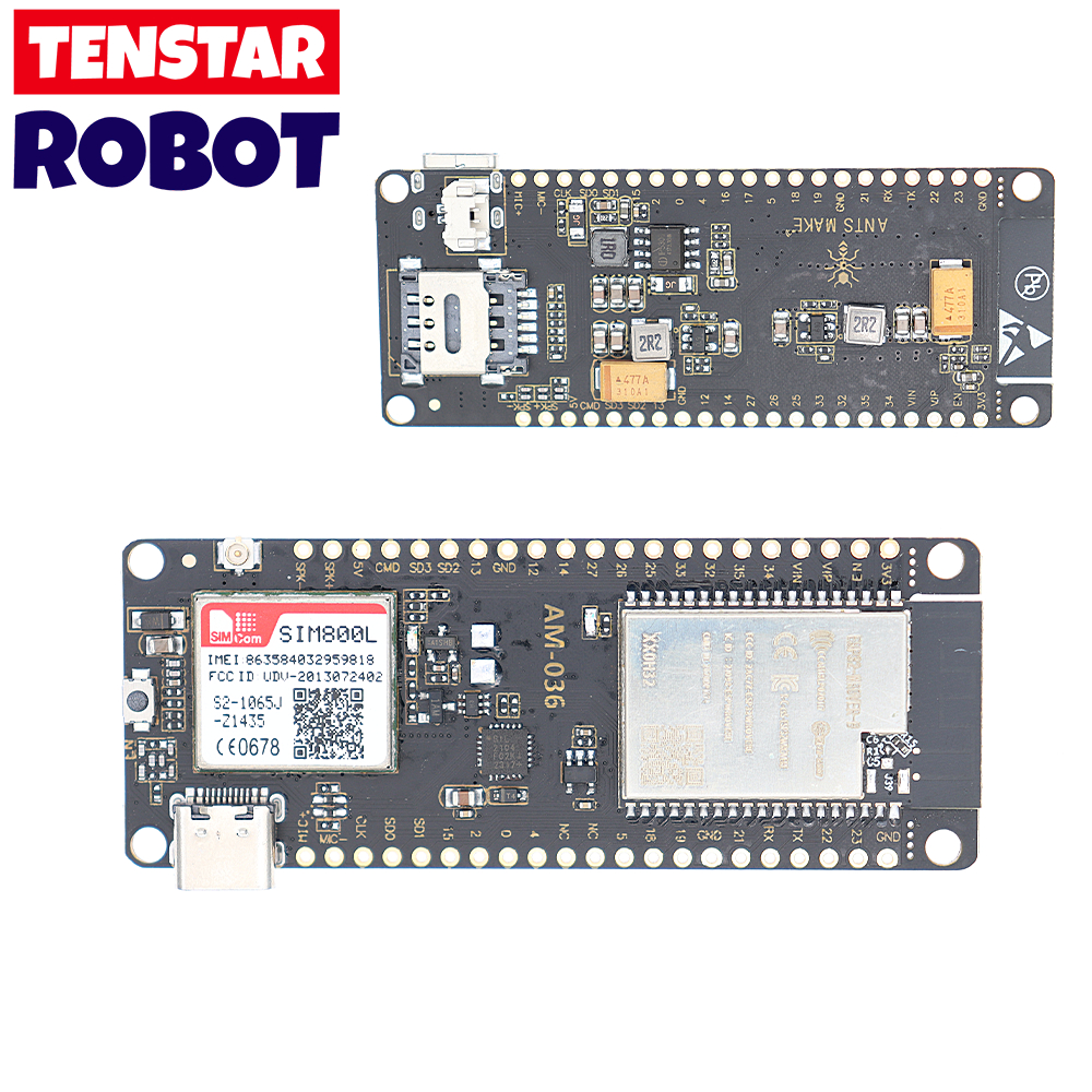 T-call SIM800L ESP32 บอร์ดพัฒนาโมดูลไร้สายพร้อมซิมการ์ดเสาอากาศ GPRS