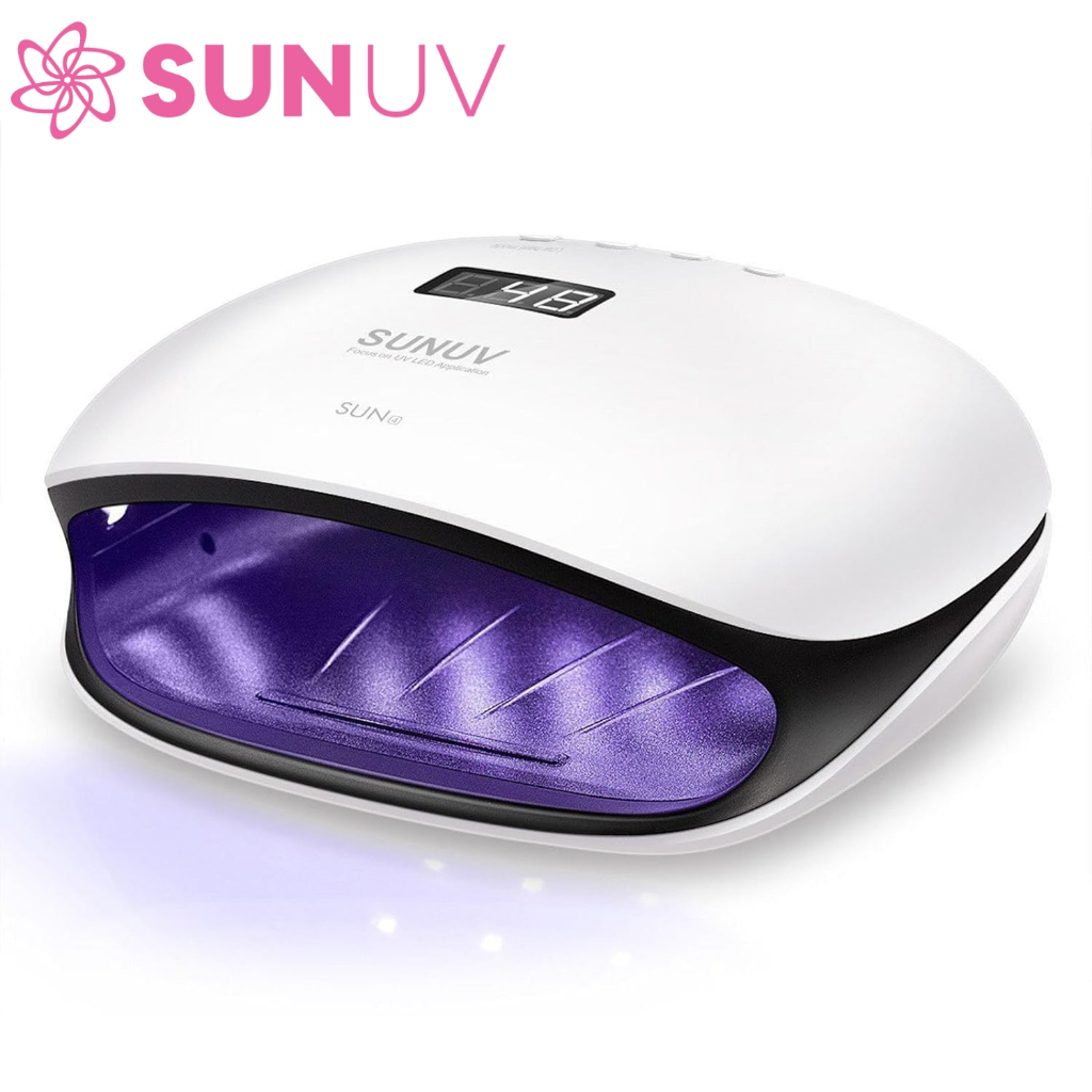SUNUV SUN4S โคมไฟอบเล็บเจล UV LED 48W สำหรับมืออาชีพ