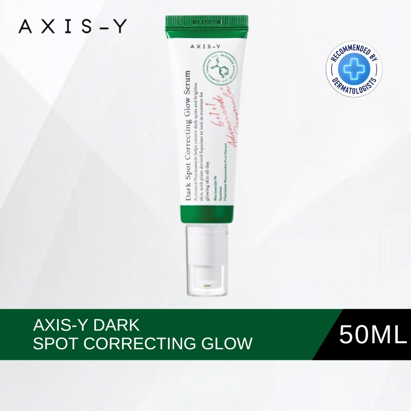 AXIS-Y Dark Spot Correcting Glow 5% Niacinamide Serum 50ml เซรั่มลดจุดด่างดำและสีผิวที่ไม่สม่ำเสมอ ลดรอยสิว กระจ่างใส ให้ความชุ่มชื้น