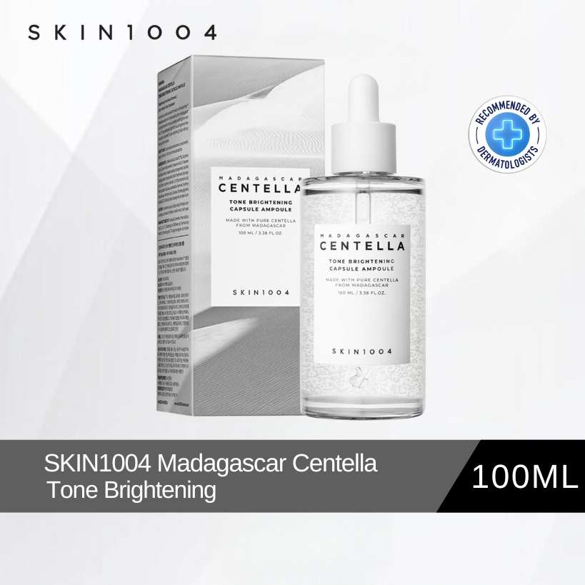 Skin1004 Madagascar Centella Tone Brightening Capsule Ampoule 100ml มาดากัสการ์ เซนเทลลา โทน ไบรท์เทนนิ่ง แคปซูล แอมพูล เซรั่ม ปรับผิวขาวกระจ่างใส 100 มล.