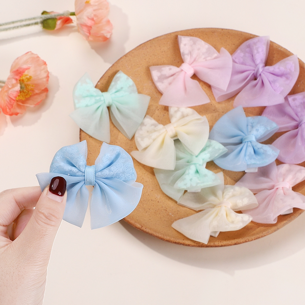 2 ชิ้น / เซต ใหม่ เด็กผู้หญิง สง่างาม ออร์แกนซ่า โบ กิ๊บหวาน เด็ก แข็ง ปลอดภัย กิ๊บติดผม แฟชั่นฤดูร้อน เจ้าหญิง เครื่องประดับผม ของขวัญ