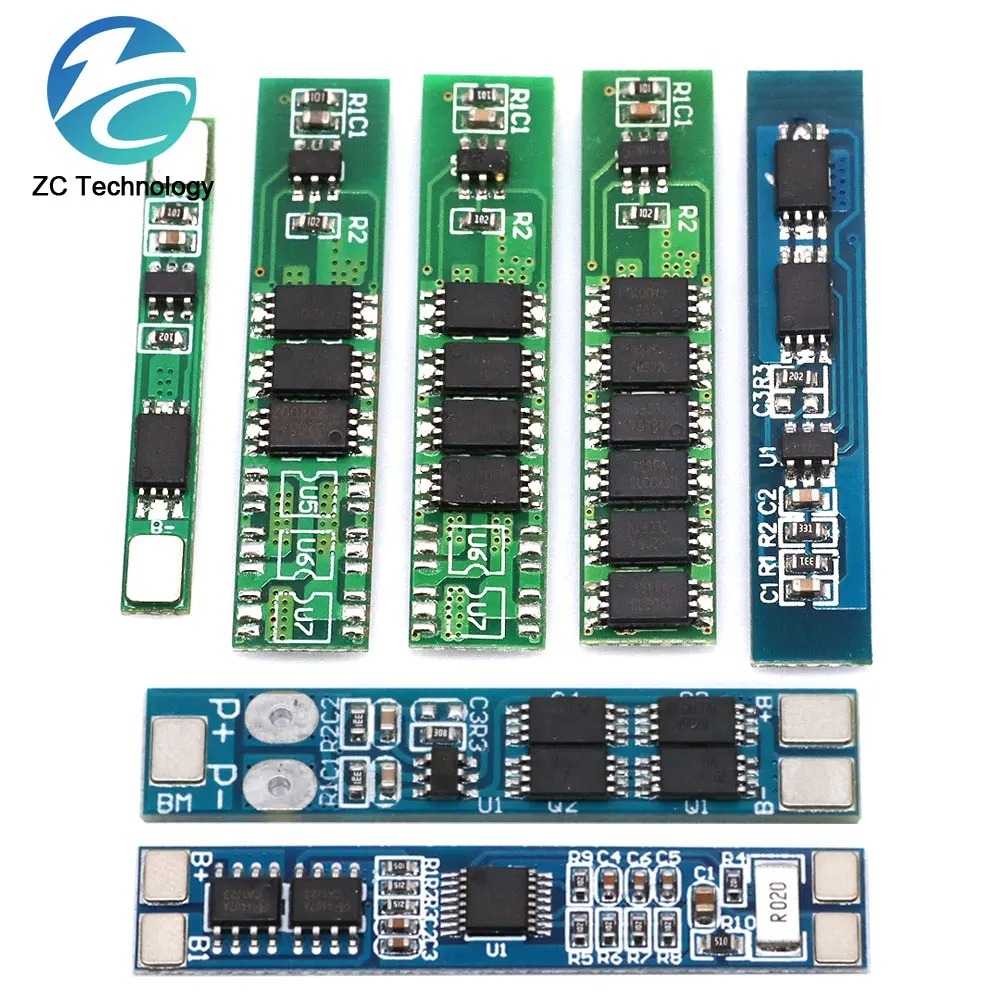 1s 2S 3 4 6MOS li-ion BMS Pcm แบตเตอรี่ 7.4V 8.4V ป้องกัน 2.5A 3A 5A 7.5A 10A 15A Pcm สําหรับ 18650 แบตเตอรี่ลิเธียมไอออน li