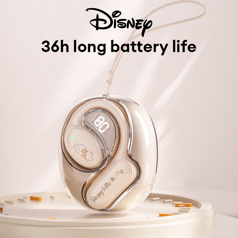 Disney C36 หูฟังบลูทูธหูฟังไร้สายสมาร์ททัชเพลงสําหรับเล่นเกมพร้อมไมโครโฟนบลูทูธ 5.4