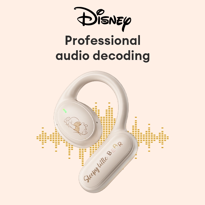 Disney C36 หูฟังบลูทูธหูฟังไร้สายสมาร์ททัชเพลงสําหรับเล่นเกมพร้อมไมโครโฟนบลูทูธ 5.4