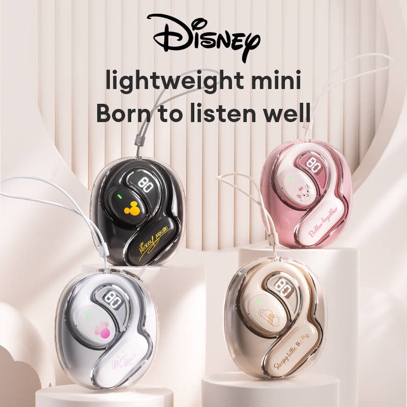 Disney C36 หูฟังบลูทูธหูฟังไร้สายสมาร์ททัชเพลงสําหรับเล่นเกมพร้อมไมโครโฟนบลูทูธ 5.4