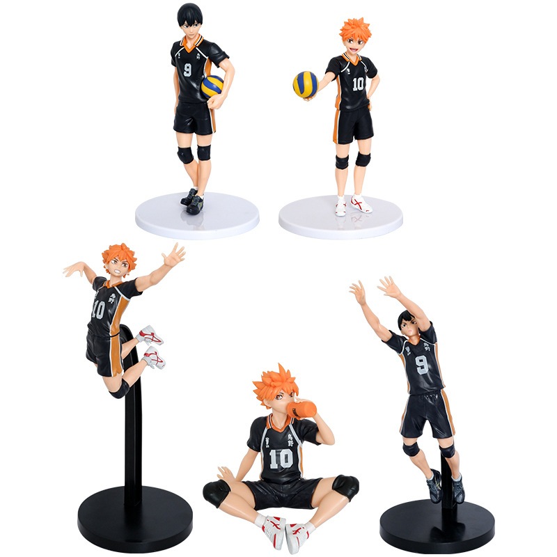 1 ชิ้น 9.5-26 ซม. อะนิเมะ Haikyu!! รูป Hinata Shoyo Tobio Kageyama รุ่น Q PVC ตัวเลขการกระทําเดสก์ท็อปตกแต่งคอลเลกชันตุ๊กตาของเล่น