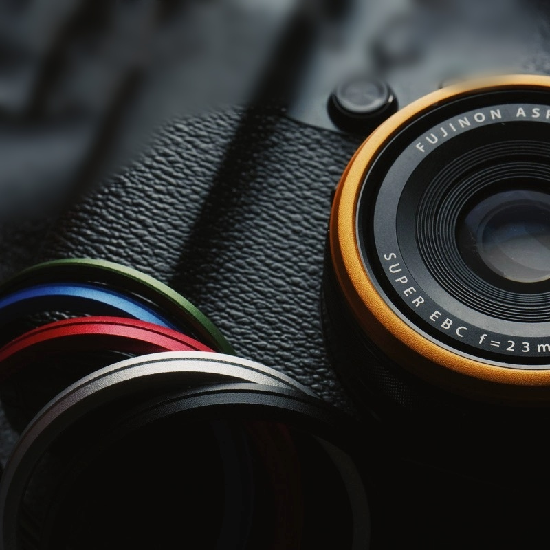 แหวนตกแต่งเลนส์โลหะ Fuji X100 สําหรับกล้อง Fujifilm X100V X100VI X100F X100T X100S