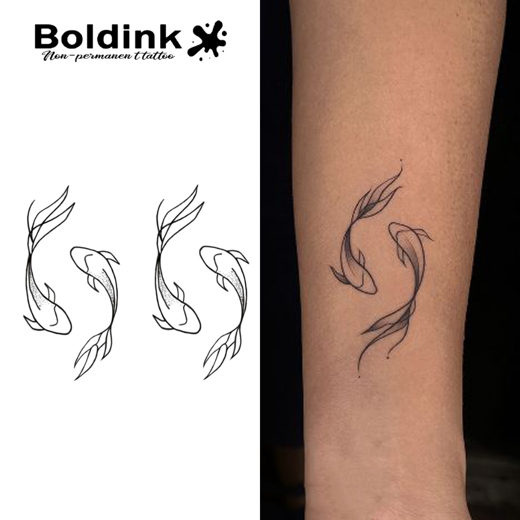 รอยสักชั่วคราวปลา,สุดท้ายถึง 15 วันเทคโนโลยีใหม่เมจิกกันน้ําสติกเกอร์กึ่งถาวร,