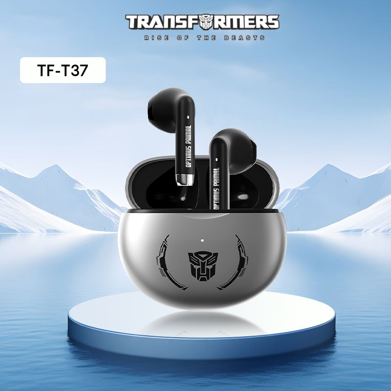 Transformers TF-T37 หูฟังบลูทูธ เสียง HD ลดเสียงรบกวนอัจฉริยะ บลูทูธพกพาน้ําหนักเบา 5.4