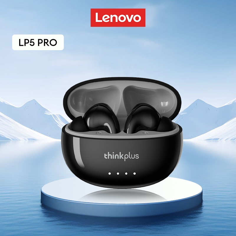 Lenovo LP5 PRO หูฟังบลูทูธคุณภาพเสียงรอบทิศทางแบบไฮไฟลดเสียงรบกวนอัจฉริยะแบตเตอรี่ความจุขนาดใหญ่แบบพกพา