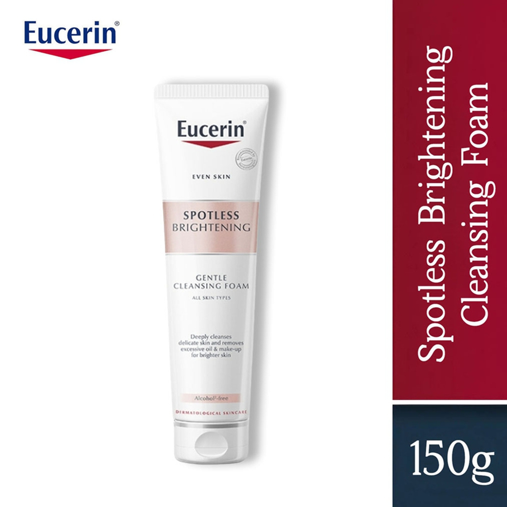 Eucerin SPOTLESS BRIGHTENING GENTLE CLEANSING FOAM 150g ยูเซอริน โฟมล้างหน้า โฟมล้างหน้าสูตรอ่อนโยน
