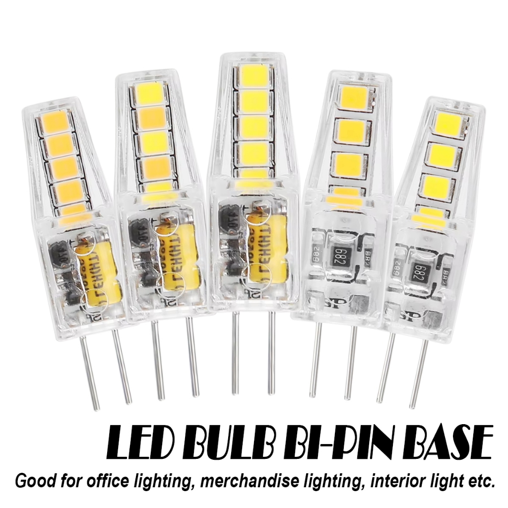 Mini G4 หลอดไฟ Led ข้าวโพดหลอดไฟห้องนั่งเล่นเปลี่ยนหลอดไฟฮาโลเจน 220V 8/10leds AC/DC12V PC-shell Spotlight Tri-สีตกแต่ง SMD2835 ไม่มีการสั่นไหวไฟประหยัดพลังงาน