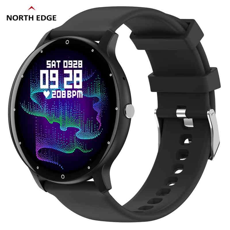 NORTH EDGE NL02C PRO 2026 ใหม่ Smartwatch สําหรับผู้ชายและผู้หญิงบลูทูธโทรการแจ้งเตือนเวลาโลกการวัดความดันโลหิตวัดออกซิเจนในเลือดแคลอรี่โหมดกีฬา IP67