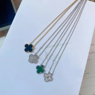 V-goldสร้อยคอแฟชั่น เครื่องประดับโคลเวอร์ผู้หญิง