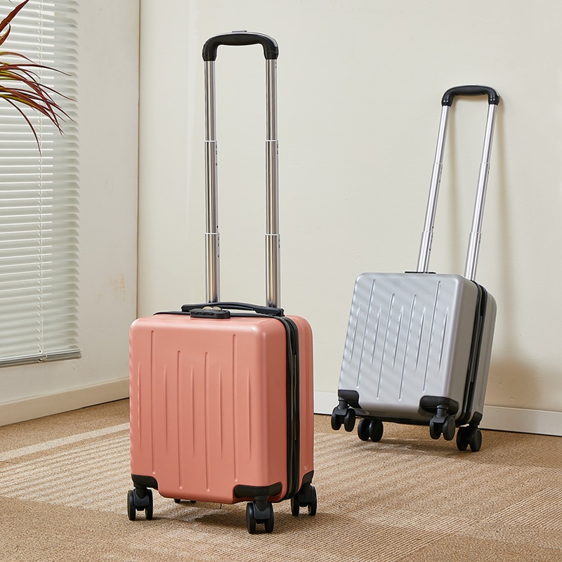 กระเป๋าเดินทางขนาดเล็ก 14 นิ้ว Boarding Case กระเป๋าถือ Mini Trolley Case รถเข็น 3 ส่วน Deluxe Edition