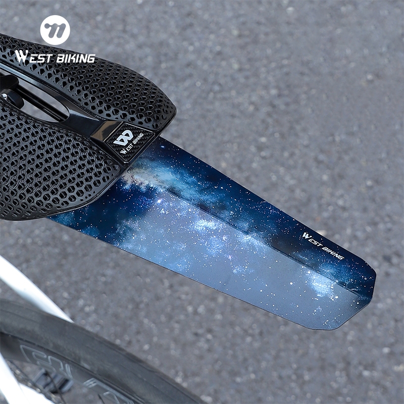 WEST BIKING จักรยานเสือหมอบ Fender อานบังโคลนที่ถอดออกได้น้ําหนักเบาอุปกรณ์เสริมจักรยานแบบพกพา