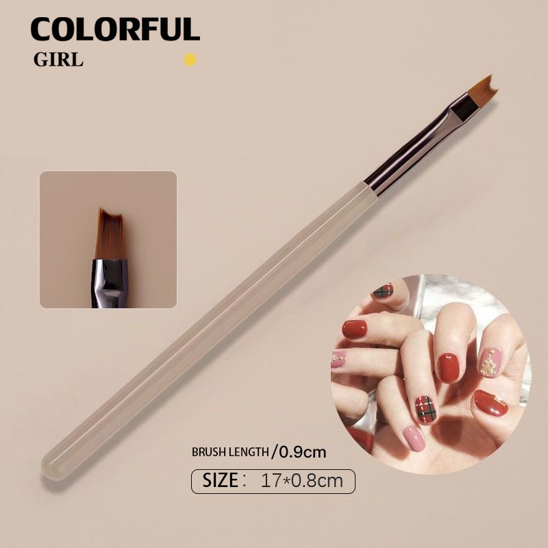 ชุดเซ็ต 9 ชิ้น อะคริลิคเล็บแปรง แปรงเล็บแปรงอะคริลิค Uv Gel Extension เครื่องมือ พู่กันไล่สี สําหรับตกแต่งเล็บ รูปที่ 8