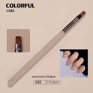ชุดเซ็ต 9 ชิ้น อะคริลิคเล็บแปรง แปรงเล็บแปรงอะคริลิค Uv Gel Extension เครื่องมือ พู่กันไล่สี สําหรับตกแต่งเล็บ