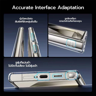 IT สําหรับ Samsung Galaxy S24 S25 S26 FE Ultra S23 PLUS S22 FE S21 Clear Soft Case กันกระแทกคริสตัลโปร่งใสปลอกป้องกัน