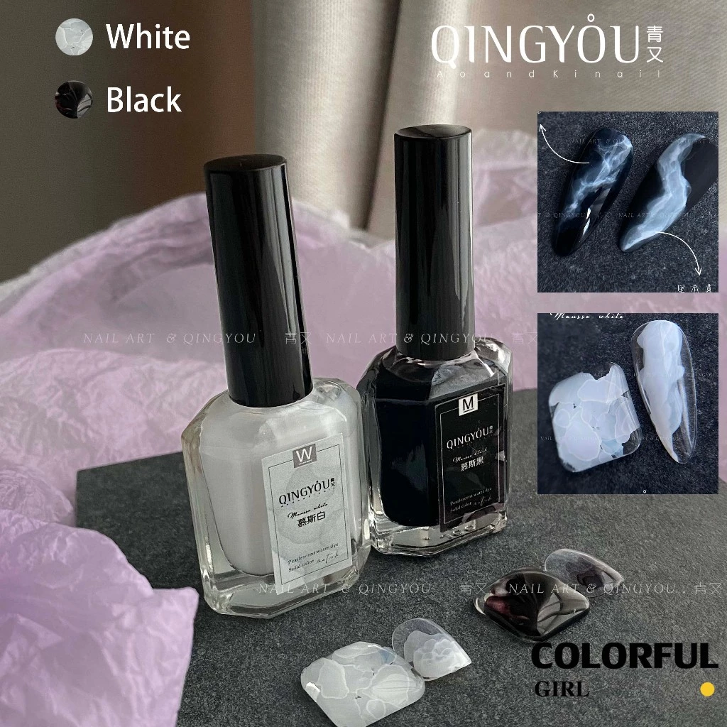 【พร้อมส่ง】QINGYOU น้ำยาทำลายหินอ่อน น้ำยาริ้วใช้ทำงาน15ML เพียงทาลงบนเล็บสีทำสีแล้ว(ไม่ต้องอบ)