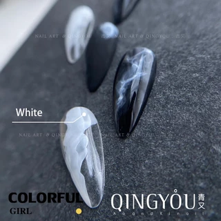 【พร้อมส่ง】QINGYOU น้ำยาทำลายหินอ่อน น้ำยาริ้วใช้ทำงาน15ML เพียงทาลงบนเล็บสีทำสีแล้ว(ไม่ต้องอบ)
