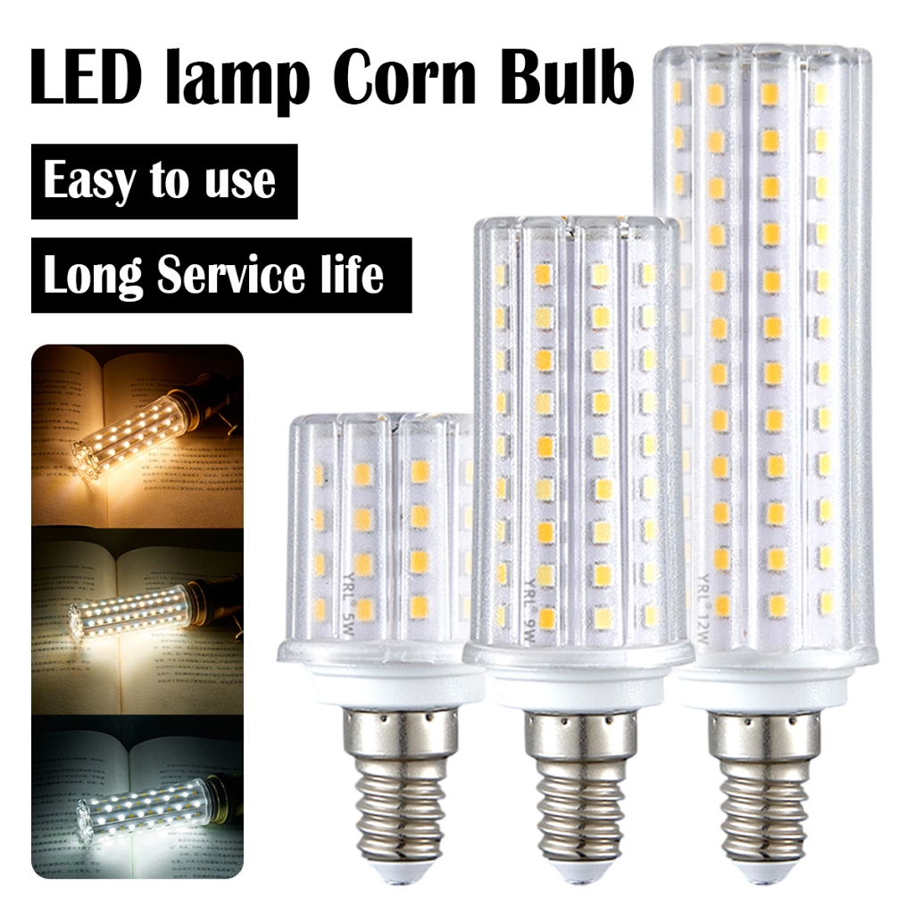 หลอด Led E27 E14 โคมไฟข้าวโพด 5W 9W 12W สามสี 220 V 230 V Smd2835 ชิปหลอดไฟสีขาวอบอุ่นห้องนั่งเล่นเปลี่ยนโคมระย้าฮาโลเจนไฟตกแต่ง