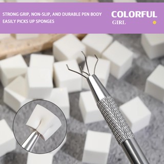 10/50 ชิ้น 1 ซม. ฟองน้ํานุ่ม ฟองน้ำคว้าปากกา+ฟองน้ำสี่เหลี่ย…