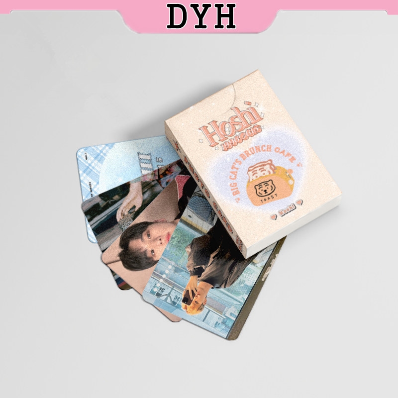 การ์ดโฟโต้การ์ด LOMO Seventeen HOSHI Laser KPOP สําหรับสะสม 50 ชิ้น ต่อกล่อง