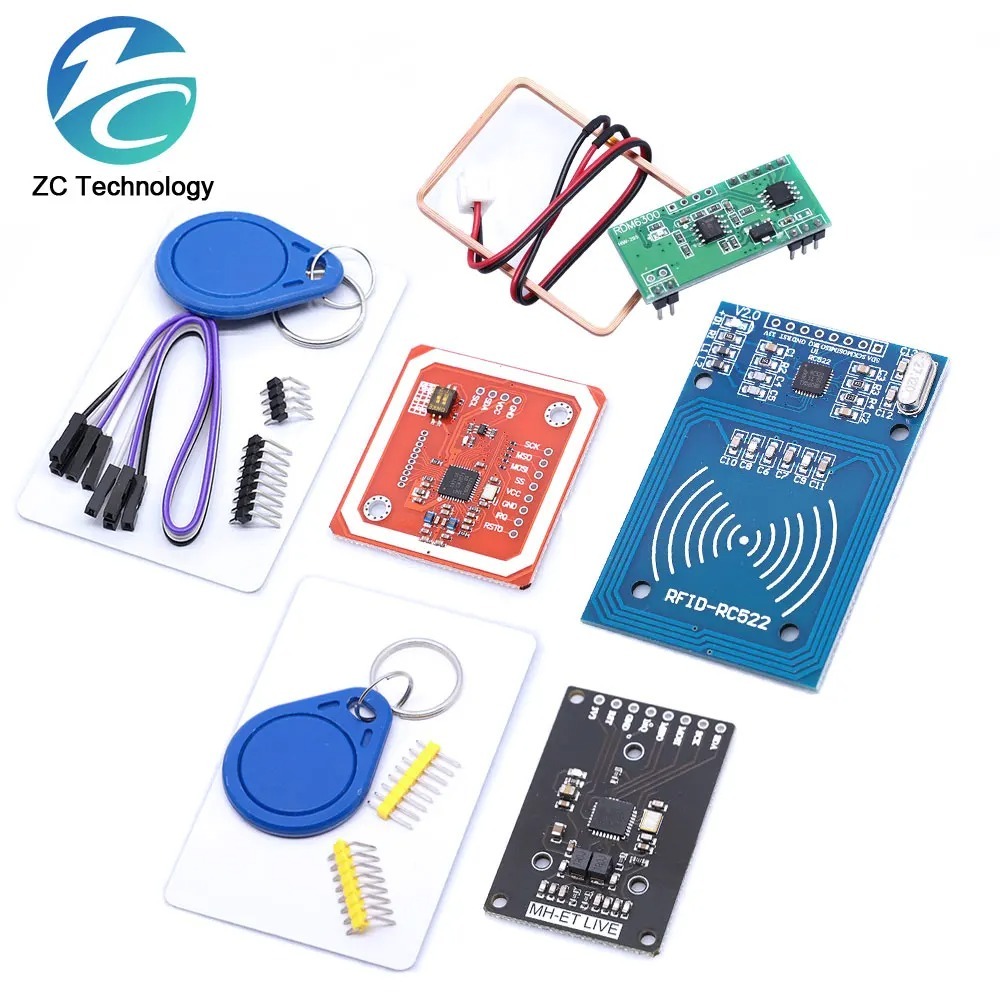 โมดูล RFID RC52A2 MFRC-522 RDM6300 ชุด S50 13.56 Mhz 6 ซม.พร้อมแท็ก SPI เขียนและอ่านสําหรับ arduino 