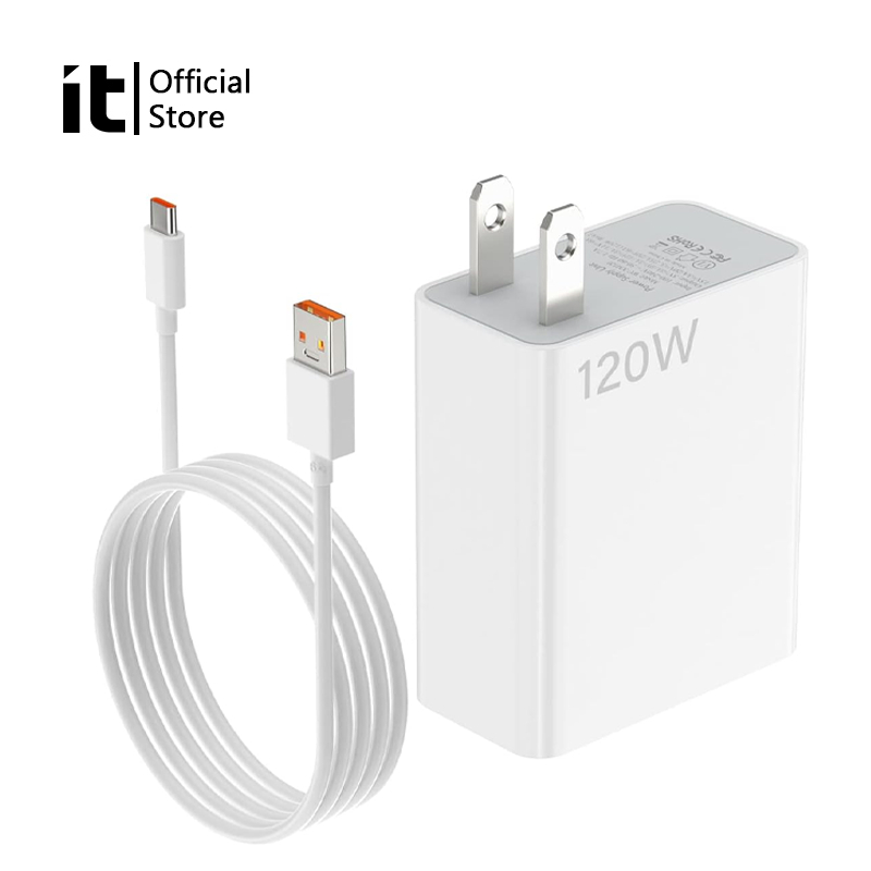 it 120W ที่ชาร์จ for Xiaomi สายชาร์จ Hypercharge Turbo USB Type C สายชาร์จเร็ว 6A สําหรับ Xiaomi 14 13 12 14t 13t 12t 12s Pro Lite Redmi 120w ที่ชาร์จ