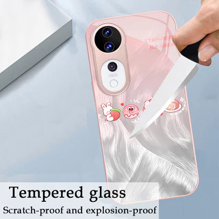 เคส Vivo V70 V60 V50 Lite V40 V30 V29 V27 5G Case ลายการ์ตูน กระต่ายน่ารัก เคสกันกระแทก พร้อมขอบซิลิโคนอ่อน