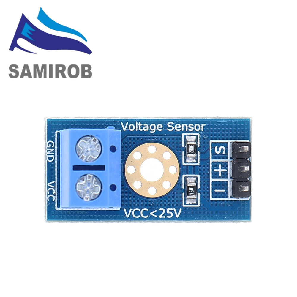 Smart Electronics DC 0-25V โมดูลเซ็นเซอร์แรงดันไฟฟ้ามาตรฐานทดสอบอิฐอิเล็กทรอนิกส์หุ่นยนต์อัจฉริยะสําหรับ Diy Kit