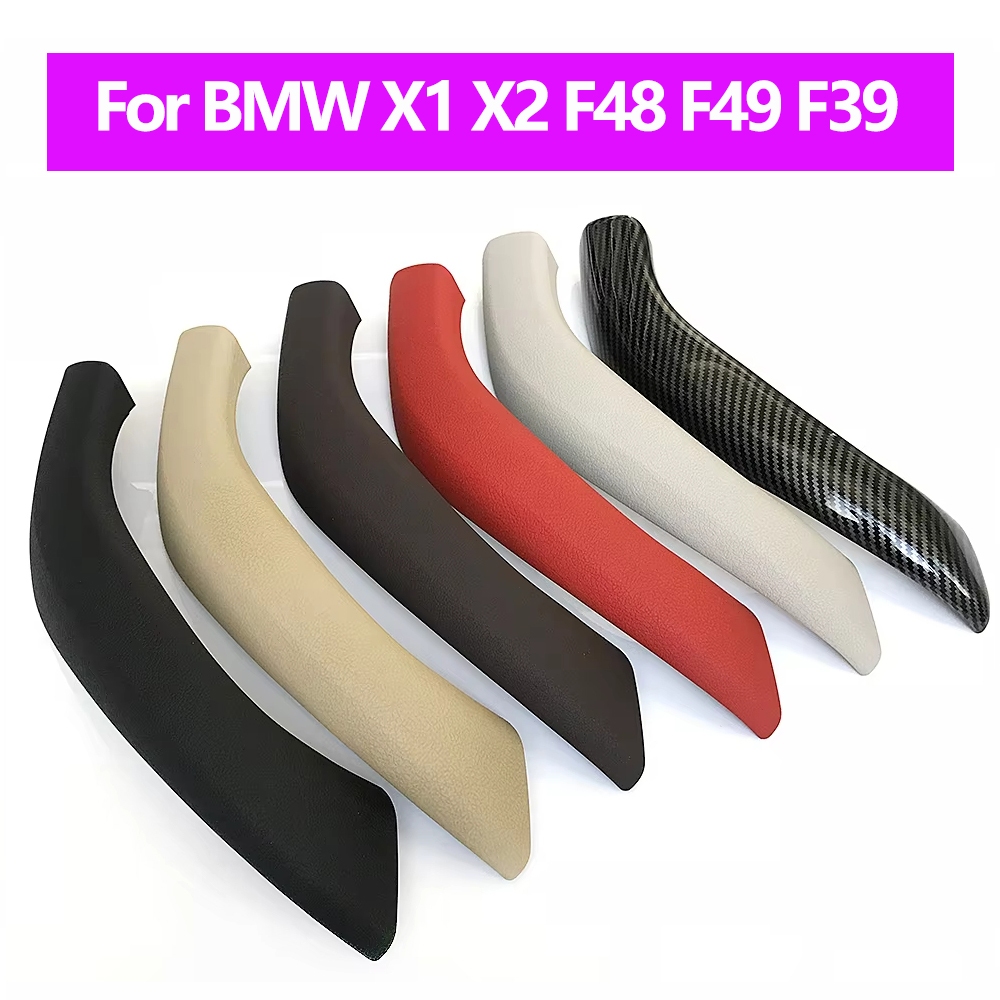 สําหรับ BMW X1 X2 F48 F49 F39 2/4PCS ภายในประตูซ้ายขวาดึงฝาครอบด้านนอก Trim เปลี่ยน 2016-2020